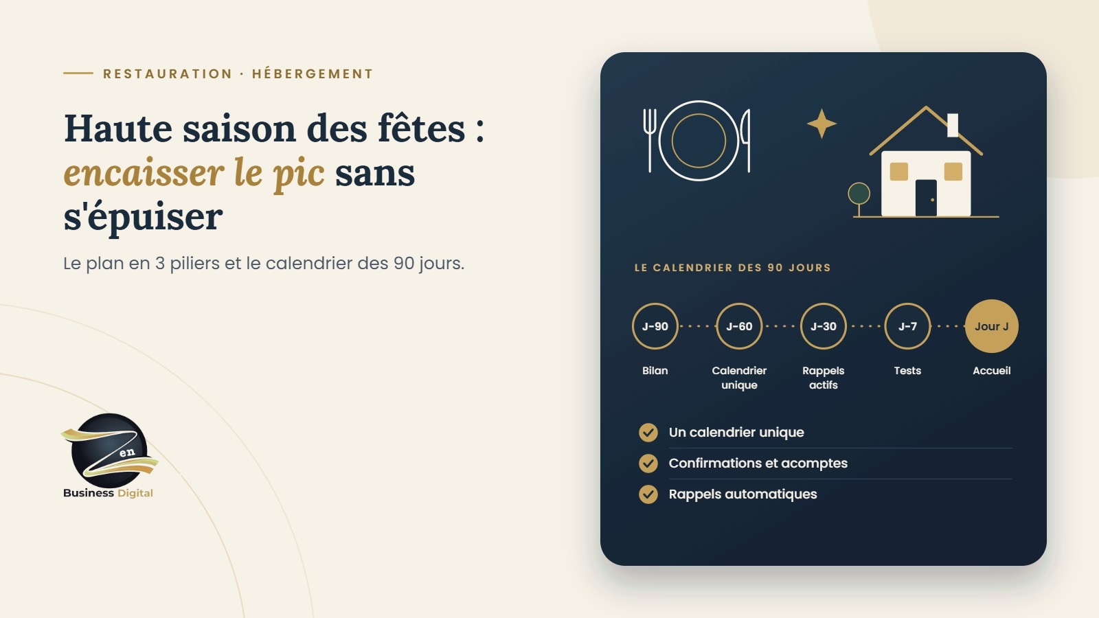 Haute saison des fêtes : comment restaurateurs et hébergeurs encaissent le pic sans s'épuiser