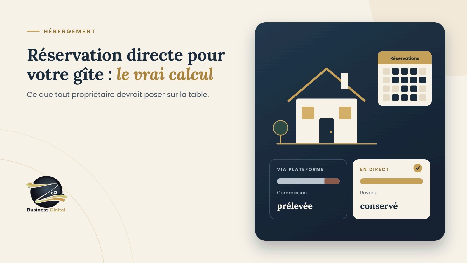 Réservation directe pour votre gîte : le vrai calcul que tout propriétaire devrait faire